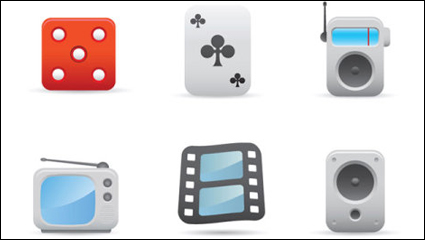 Exquisite cartoon icon 03-- vector material