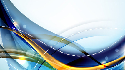 A gorgeous dynamic flow line background 04 - vector material