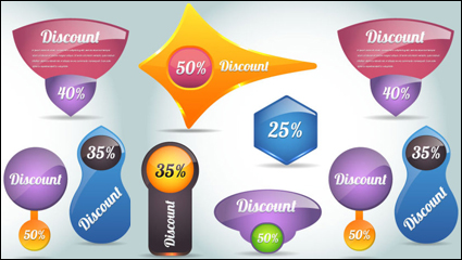 profiled creative icons - vector
