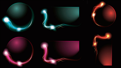 Dazzling high-gloss texture icon 03 - vector