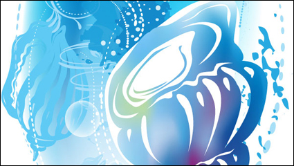 Brilliant illustrator background 04 - vector material