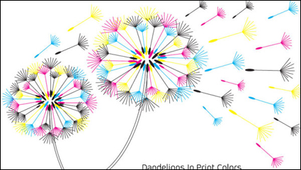 CMYK color 05 - vector material
