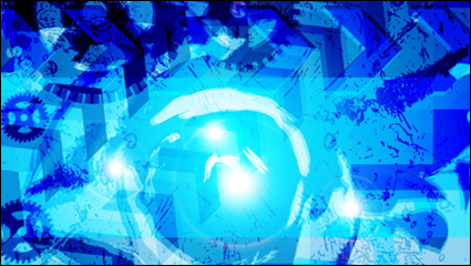 Brilliant technology background Fig. 05 - vector material