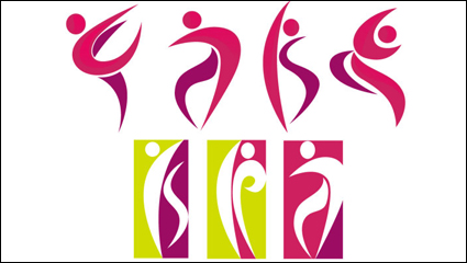 Motion dynamic lines figure 04 - vector material