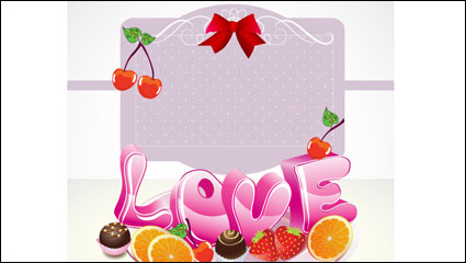 Cute Valentine Design 01 - vector material