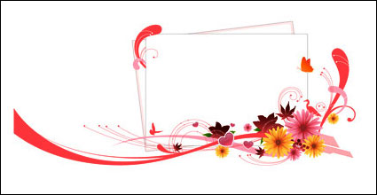 Birds, leaves, butterflies vector