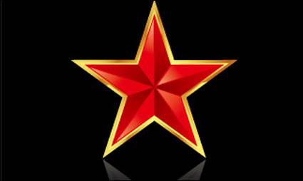 red five-pointed star