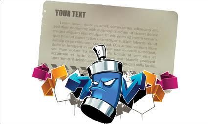 Painting, arrows, eye vector material