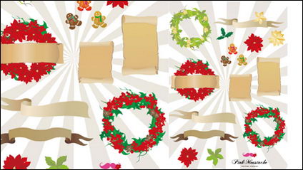 Christmas element vector material