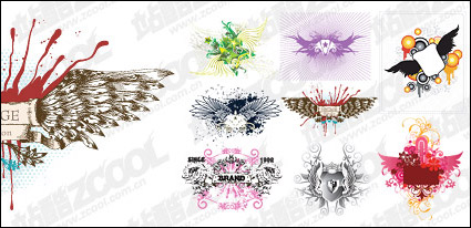 Trends and patterns vector material wings