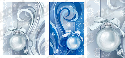 Christmas decoration patterns vector material