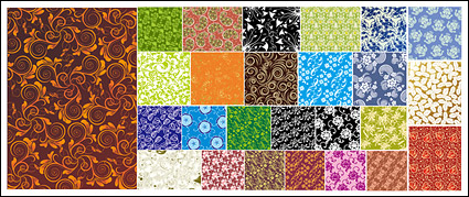 25 practical pattern background material vector
