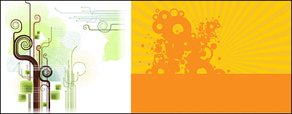 Design and background vector