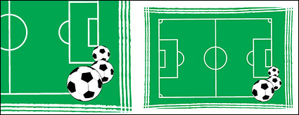 Vector material pitches floor plan.