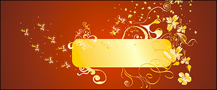 Gold gorgeous patterns Vector-2