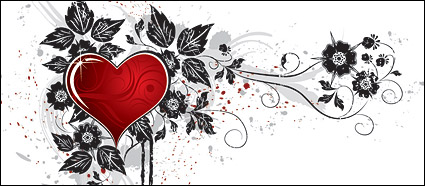 Heart-shaped vector material-3